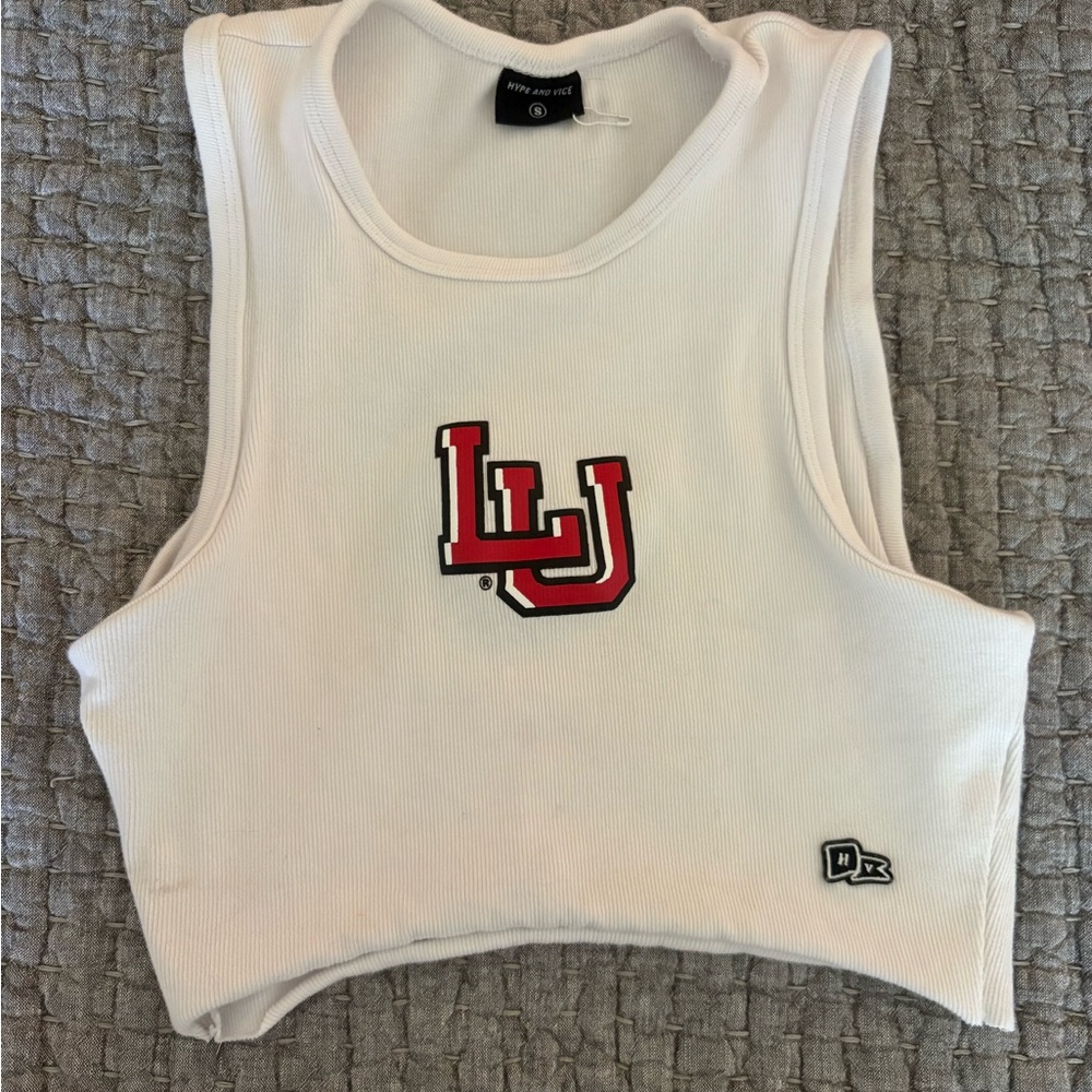 Lamar University Red and White Spirit wear Hoodie Shirt Set Small - Picture 5 of 7